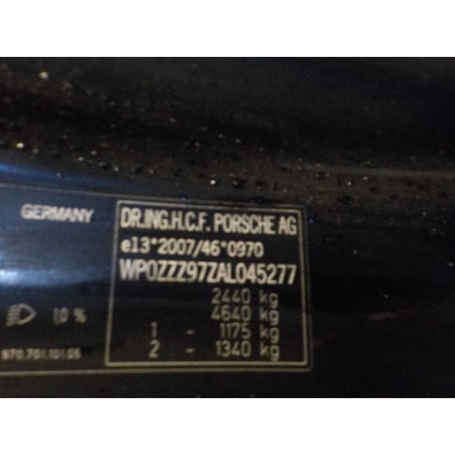 Neumáticos - Varios Porsche Panamera (970) (2009 - 2013) Hatchback 4.8 V8 32V 4S (M48.40)