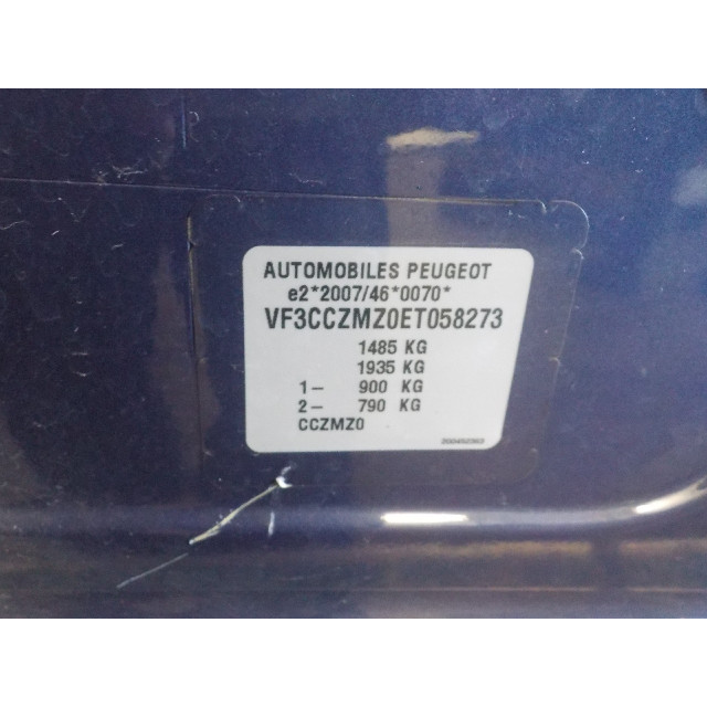 Interruptor de elevalunas eléctricos Peugeot 208 I (CA/CC/CK/CL) (2012 - 2019) Hatchback 1.0 Vti 12V PureTech (EB0(ZMZ))