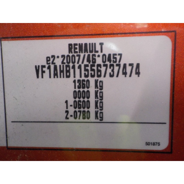Deposito de refrigerante Renault Twingo III (AH) (2014 - actualidad) Hatchback 5-drs 1.0 SCe 70 12V (H4D-400(H4D-A4))