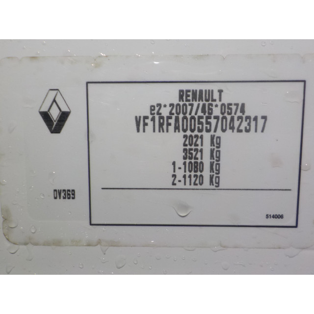 AUX puerto Renault Scénic IV (RFAJ) (2016 - 2017) MPV 1.2 TCE 130 16V (H5F-408(H5F-F4))