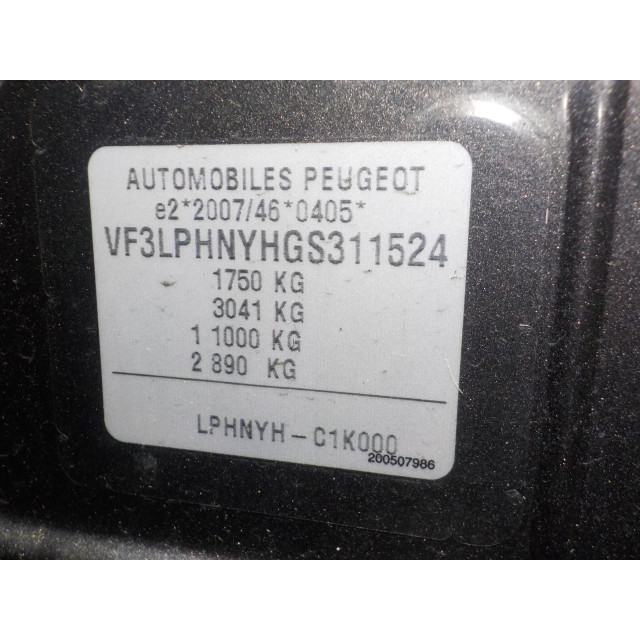 Pantalla de navegación Peugeot 308 (L3/L8/LB/LH/LP) (2013 - 2021) Hatchback 5-drs 1.2 12V e-THP PureTech 130 (EB2DTS(HNY))
