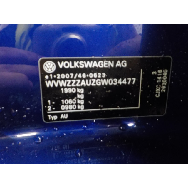 Motor del limpiaparabrisas delantero Volkswagen Golf VII (AUA) (2013 - 2020) Hatchback 2.0 R-line 4Motion 16V (CJXC)