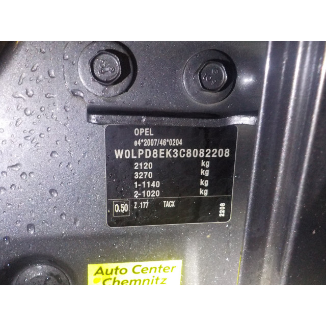 Sensor de masa de aire Opel Astra J Sports Tourer (PD8/PE8/PF8) (2010 - 2015) Combi 1.7 CDTi 16V (A17DTS(Euro 5))