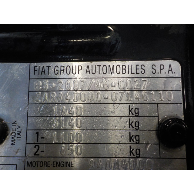 Caja del calentador de la calefacción Alfa Romeo Giulietta (940) (2010 - 2020) Hatchback 2.0 JTDm 16V 170 (940.A.4000)