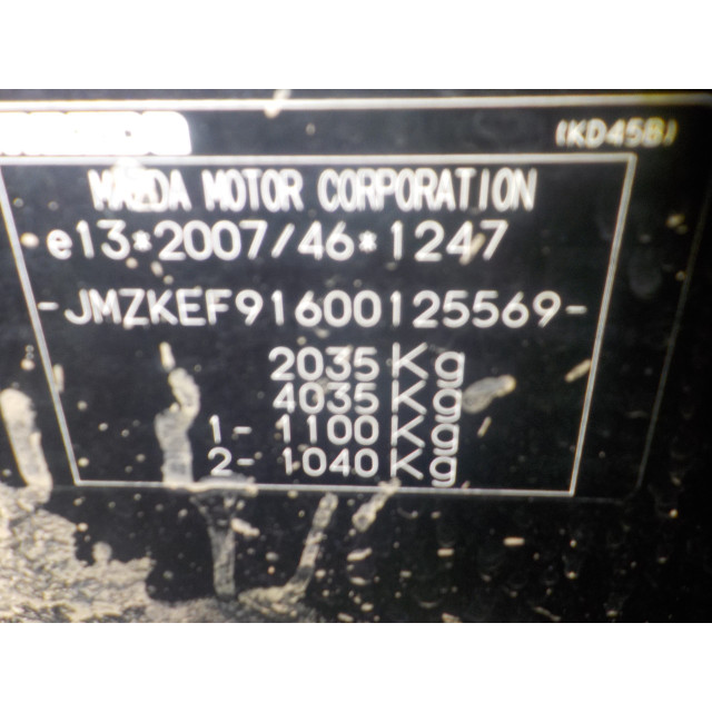 Interruptor de arranque/parada Mazda CX-5 (KE/GH) (2012 - actualidad) SUV 2.2 SkyActiv-D 16V 2WD (SH)