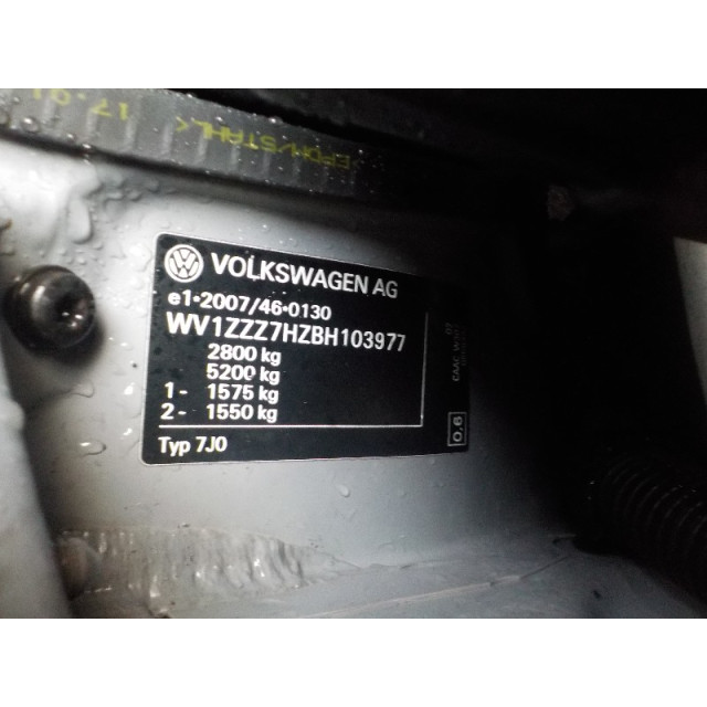 Sensor de masa de aire Volkswagen Transporter T5 (2009 - 2015) Van 2.0 TDI DRF (CAAC(Euro 5))