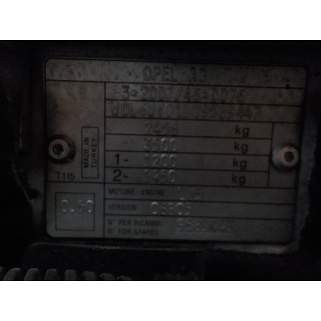 Interruptor Opel Combo (2012 - actualidad) Van 1.6 CDTI 16V (A16FDH)